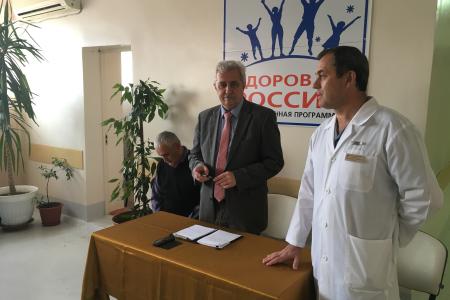 Краснодарский край. Состоялась поездка Н.И. Осадчего в Кореновск