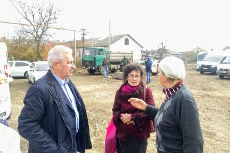 Кубань. Николай Осадчий в пострадавшем от наводнения Апшеронском районе