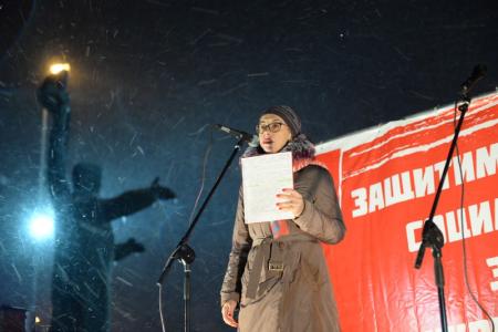 Новосибирск отметил 101-ю годовщину Великого Октября 