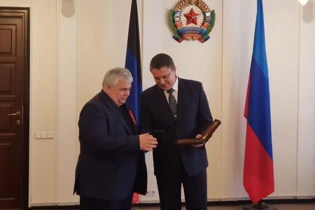 Казбек Тайсаев принял участие в церемонии вступления в должность Главы ДНР Дениса Пушилина и Главы ЛНР Леонида Пасечника
