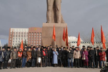В столице Забайкалья коммунисты отметили День Великого Октября