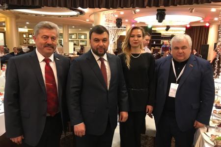 Казбек Тайсаев, Александр Ющенко, Сергей Шаргунов и Михаил Щапов составе делегации Государственной Думы приняли участие в наблюдении за выборами в ДНР и ЛНР