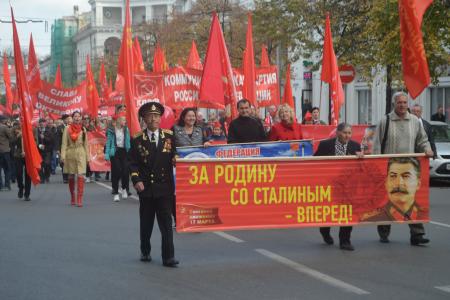 Севастопольские коммунисты отметили 101-ю годовщину Великого Октября
