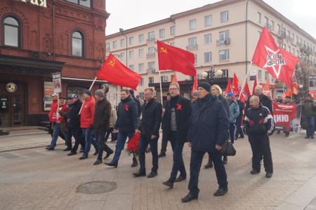 В Пензе отметили 101-ю годовщину Октябрьской Революции