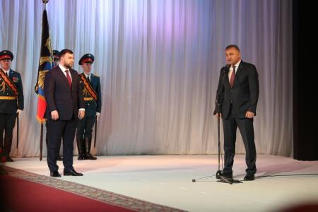 Казбек Тайсаев принял участие в церемонии вступления в должность Главы ДНР Дениса Пушилина и Главы ЛНР Леонида Пасечника