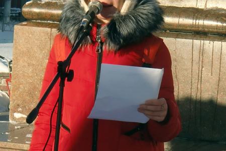 «За левый поворот с дороги кризиса»: митинг ивановских коммунистов