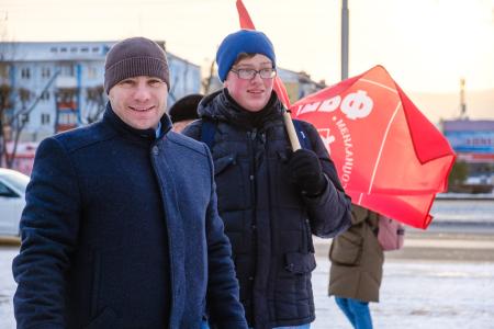 Красноярские коммунисты почтили память бывшего ссыльного И.В. Сталина возле мемориала «Кандальный путь»