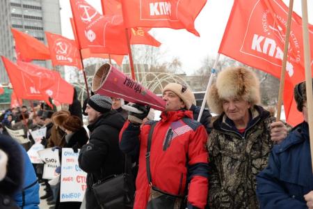 «Вскоре Новосибирск заговорит по-французски»: Новосибирцы вышли на акцию протеста против пенсионной «реформы»