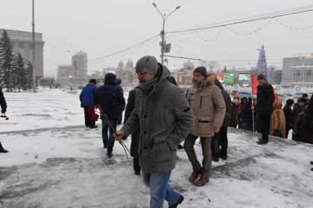 Новосибирские коммунисты почтили память Иосифа Сталина