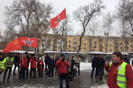 Самарские комсомольцы провели торжественную церемонию похорон капитализма