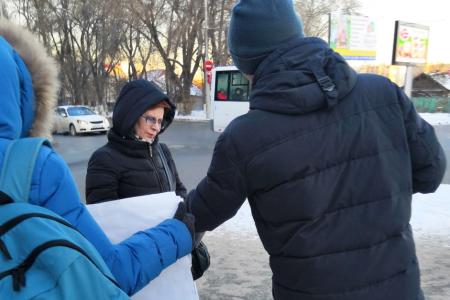 Саратов. Пикет КПРФ