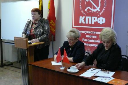 Н.А. Останина встретилась с с активистами региональных общественных организаций "Дети войны" и отделения ВЖС "Надежда России"