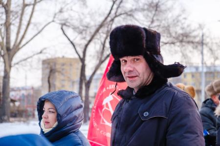 Красноярские коммунисты почтили память бывшего ссыльного И.В. Сталина возле мемориала «Кандальный путь»