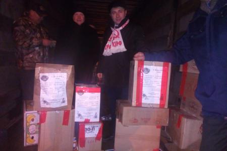 Казбек Тайсаев: «Гуманитарный конвой от коммунистов республиканских отделений КПРФ регионов Северного Кавказа и Ставропольского края присоединился к основному 76-му конвою КПРФ»