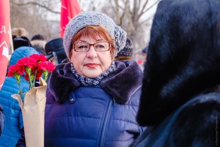 Красноярские коммунисты почтили память бывшего ссыльного И.В. Сталина возле мемориала «Кандальный путь»