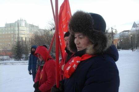 Ямало-Ненецкий автономный округ. В Салехарде прошел митинг в защиту социальных прав граждан