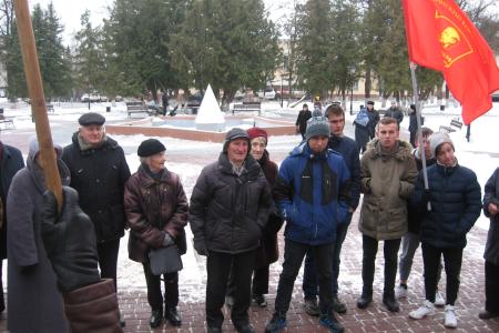 В Калуге прошел митинг в день Сталинской конституции 