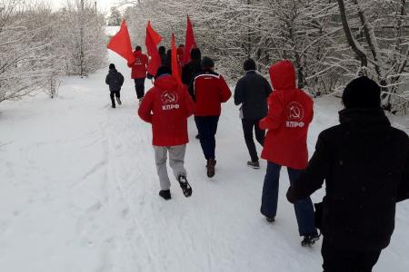 Челябинск. «Красная пробежка» в честь годовщины образования СССР