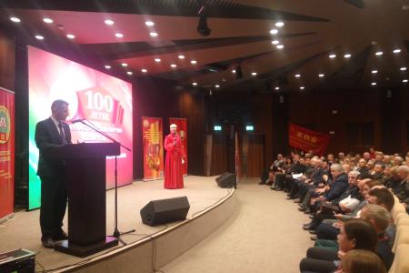 Дмитрий Новиков и Казбек Тайсаев приняли участие в торжественном собрании, посвященное столетию БССР И КПБ в Минске