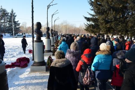 Хабаровский край. В Комсомольске-на-Амуре открыли аллею полководцев Великой Победы