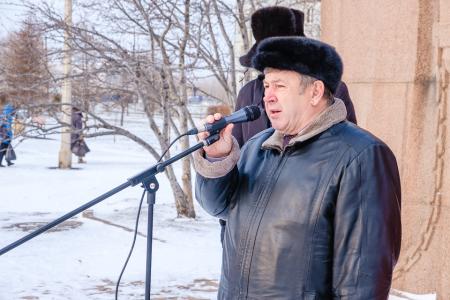Красноярские коммунисты почтили память бывшего ссыльного И.В. Сталина возле мемориала «Кандальный путь»