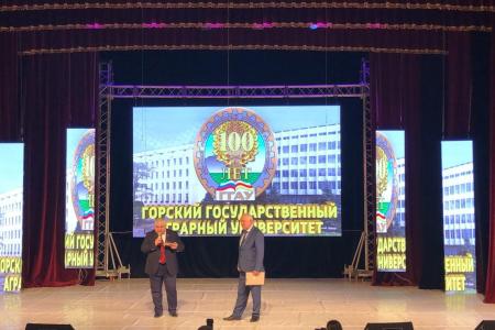 К.К. Тайсаев принял участие в торжественном мероприятии по случаю 100-летия Горского государственного аграрного университета