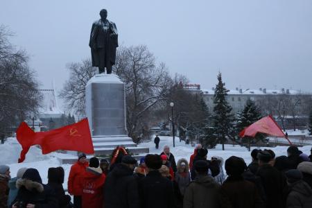 День памяти Ленина в Омске