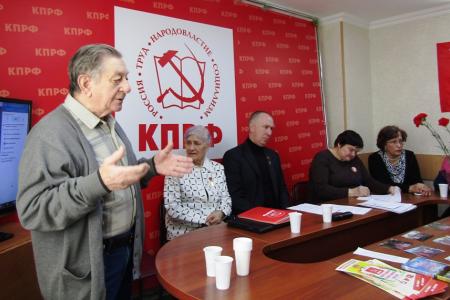 Курганская область. "Дети войны" выступили в поддержку КПРФ и ее руководства