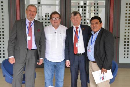 Дмитрий Новиков представил КПРФ на Форуме мира и солидарности с Никарагуа