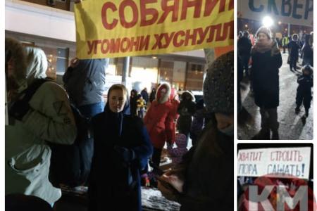 «Дому-монстру здесь не быть!» В Москве прошёл митинг против строительного беспредела