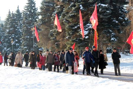Челябинские коммунисты почтили память В.И. Ленина
