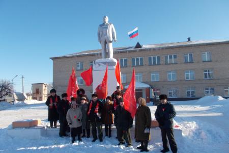 Рязанские коммунисты почтили память вождя русской революции