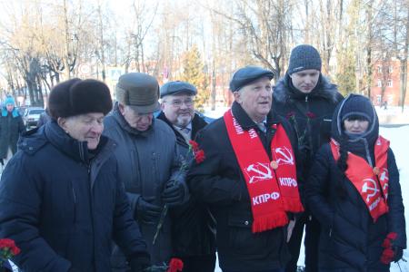 День памяти вождя трудового народа в Пскове