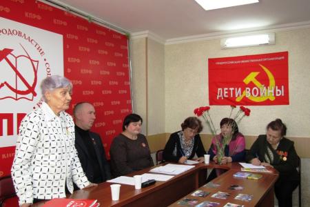 Курганская область. "Дети войны" выступили в поддержку КПРФ и ее руководства