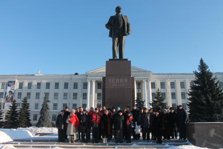 День памяти вождя трудового народа в Пскове