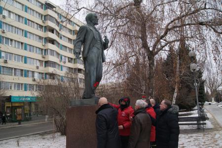 Сталинградские коммунисты отметили 95-летие со дня смерти Ленина