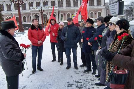 Татарстан. В Казани почтили память В.И. Ленина