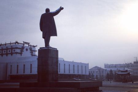 День памяти В.И.Ленина в Кызыле