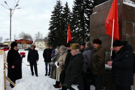 Рязанские коммунисты почтили память вождя русской революции