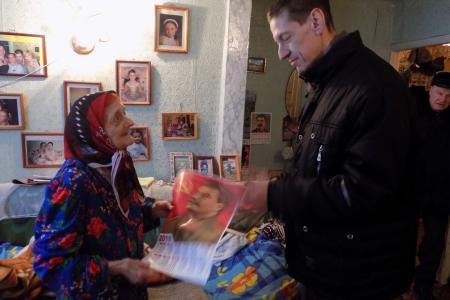 Воронежские коммунисты и депутат Госдумы Сергей Гаврилов поздравили горожан с годовщиной освобождения Воронежа