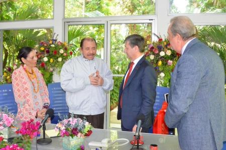 Состоялась встреча Дмитрия Новикова с Даниэлем Ортегой и Росарио Мурильо