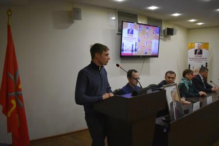Ю.В. Афонин торжественно открыл в Туле турнир по быстрым шахматам «V мемориал Героя Социалистического Труда В.А.Стародубцева»