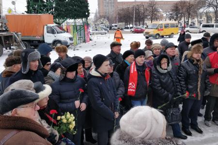 Рязанские коммунисты почтили память вождя русской революции