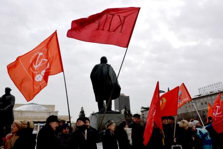 «Будущее — на ленинской стороне»: новосибирские коммунисты почтили память В.И. Ленина