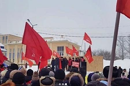 Команда из Татарстана побывала на митинге протеста  в Ульяновской области в городе Димитровграде