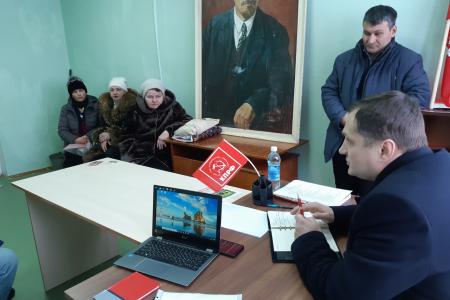 Саратовская область. Депутаты-коммунисты встречаются с сельскими избирателями