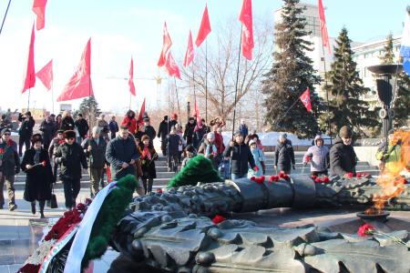 День Советской Армии и Военно-Морского Флота в Челябинске