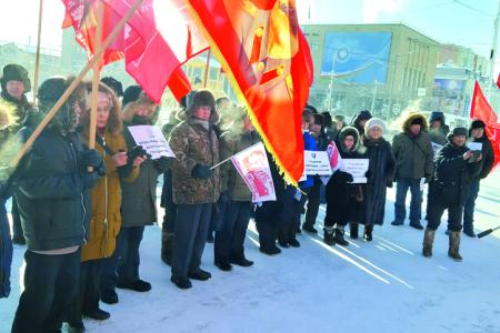 Митинг, посвящённый Дню Красной Армии, прошел в Якутске 