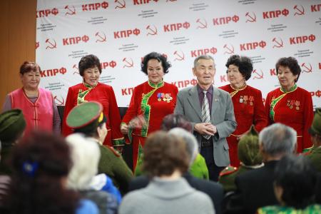 В Туврескоме КПРФ в рамках празднования 74-летия Великой Победы прошла конференция общественного движения "Дети Войны"