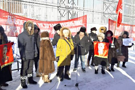 Митинг, посвящённый Дню Красной Армии, прошел в Якутске 